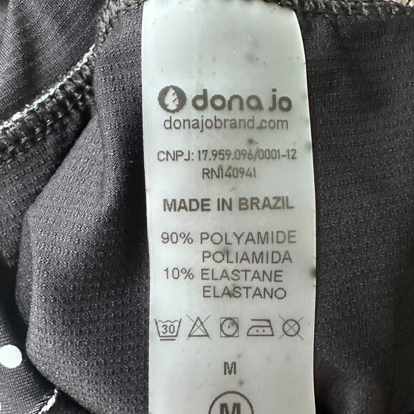 Dona Jo Skort Skirt Women’s Medium Black White Polka Dot 16.5" Length Active New - Picture 5 of 8